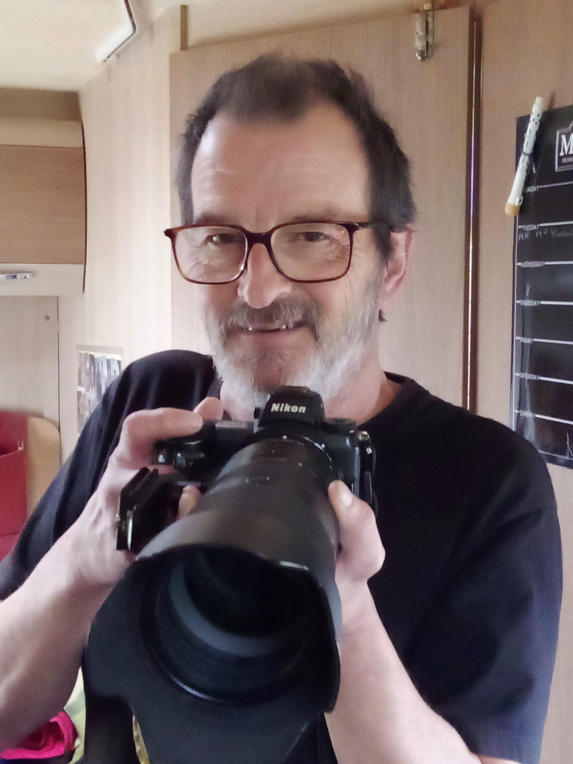 Markus mit Kamera Markus mit seiner geliebten Nikon