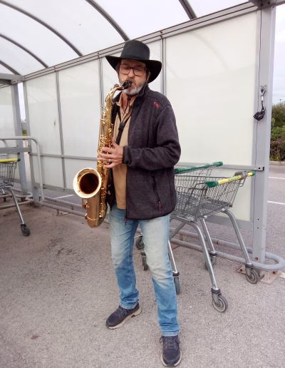 Markus mit Sax